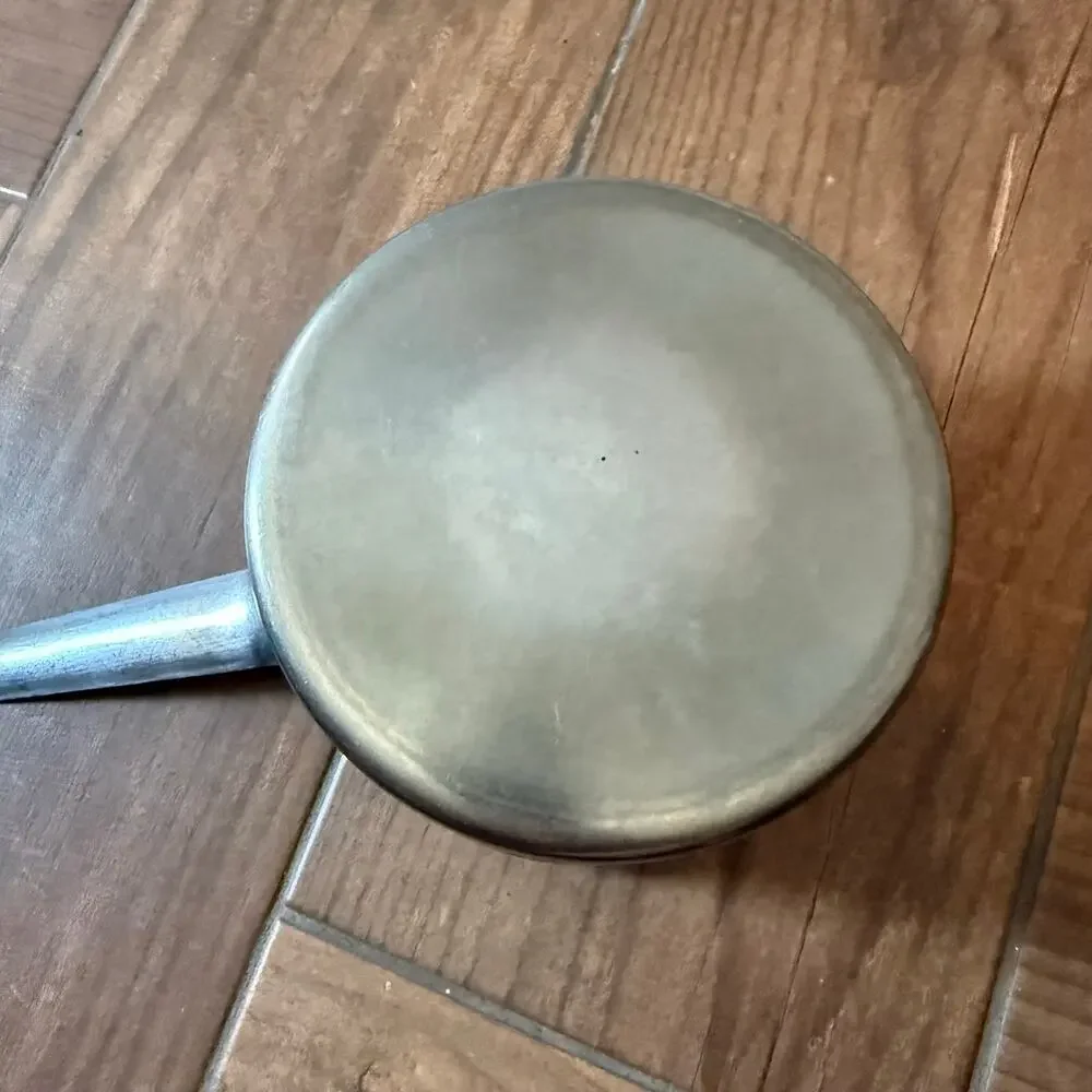 Vintage U.S.N Carrollton MFG United States Navy Sauce Pan Ship Galley Stainless